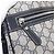 Gucci Borsa a Spalla GG Supreme PVC Blu Navy Argento 201448 Auth ka4041 - vista 22