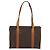 Céline Borsa tote in tela Macadam CELINE in pelle PVC marrone oro Auth BA12120 D'oro - vista 2