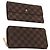 LOUIS VUITTON Damier Ebene Langbörse 2 Set LV Auth BA12175