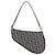 Christian Dior Trotter Canvas Accessory Pouch Navy Silver Auth mr2399A Silvery Navy blue - view 2