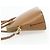 Céline Borsa a mano CELINE in pelle 2 in 1 marrone oro Auth 175201 D'oro - vista 3