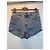Shorts in denim blu Thierry Mugler - vista 2