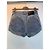 Shorts in denim blu Thierry Mugler - vista 3