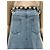 Chanel 2013 trägerloses Denim-Perlen-Gürtelkleid in Größe 38, gebraucht - Ansicht 4