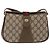 Gucci Borsa GG Supreme Web Sherry Line PVC Beige Oro 10 02 024 Auth 176473 D'oro - vista 13