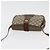 Gucci Borsa GG Supreme Web Sherry Line PVC Beige Oro 10 02 024 Auth 176473 D'oro - vista 6