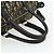 Borsa Boston in tela Trotter Christian Dior Navy Argento Auth 175552 Blu navy - vista 7