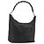 Borsa a Spalla in Pelle Gucci Bamboo Nera Argento Auth 175312 Nero