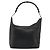Borsa a Spalla in Pelle Gucci Bamboo Nera Argento Auth 175312 Nero - vista 2