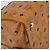 MCM Vicetos Logogram Borsa a Mano PVC Pelle Marrone Oro Auth 175196 D'oro - vista 16