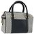 Gucci Borsa Boston Micro GG Supreme in PVC Navy Gold Auth BA12131 D'oro Blu navy