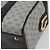 Gucci Borsa Boston Micro GG Supreme in PVC Navy Gold Auth BA12131 D'oro Blu navy - vista 16