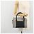 Gucci Borsa Boston Micro GG Supreme in PVC Navy Gold Auth BA12131 D'oro Blu navy - vista 24