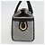 Gucci Borsa Boston Micro GG Supreme in PVC Navy Gold Auth BA12131 D'oro Blu navy - vista 3