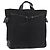 PRADA Borsa a mano in nylon nero argento Auth ka3999