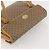 Gucci Borsa a mano Micro GG Supreme in PVC beige e oro 000 46 4857 Auth YKZ1075 D'oro - vista 6