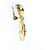 Céline Celine Vintage Starball Ohrringe mit mehrfarbigen Steinen Golden - Ansicht 5