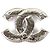 Timeless Spilla Chanel B25C Coco Mark CC Logo in Argento - vista 3