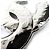 Timeless Spilla Chanel B25C Coco Mark CC Logo in Argento - vista 6