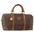 Céline Borsa Boston in tela Macadam CELINE in pelle PVC marrone oro Auth INZ010 D'oro