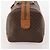 Céline Borsa Boston in tela Macadam CELINE in pelle PVC marrone oro Auth INZ010 D'oro - vista 3