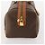 Céline Borsa Boston in tela Macadam CELINE in pelle PVC marrone oro Auth INZ010 D'oro - vista 4