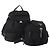 Zaino PRADA Nylon 2 Set Nero Auth 174965