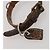 LOUIS VUITTON Monogram Gürtel Leder 4 Set Beige LV Auth 174999 Monogramm - Ansicht 10