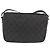 Borsa a Spalla GG Canvas Gucci Nera Oro 001 14 0412 Auth 175200 Nero D'oro - vista 2