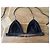 Autre Marque Schwarzes Leder-Dreieckstop oder Bralette Gr. S Neu - Ansicht 3