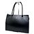 Courreges Vintage Courrèges strukturierte Ledertasche schwarz