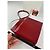 Bolsa de mão vintage Givenchy em couro texturizado vermelho - vista 13