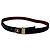 Céline Cintura in pelle reversibile Vintage Celine Triomphe Nero Borgogna 85