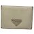 Vintage Prada Saffiano Leather Triangle Card Holder Cream Beige
