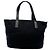 Borsa a spalla mini in nylon tessuto nero Prada - vista 3