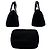Borsa a spalla mini in nylon tessuto nero Prada - vista 4