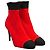 Rote und schwarze Stricksocken-Stiefel Chanel 2019 NWOB, Größe 41, gebraucht