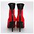 Rote und schwarze Stricksocken-Stiefel Chanel 2019 NWOB, Größe 41, gebraucht - Ansicht 3