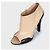 Beige Leder Open-Toe Ankle Boots von Chanel - Größe 40,5 gebraucht - Ansicht 3