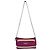Clutch Rock in pelle intrecciata Zadig & Voltaire Rosso Fuchsia Ecru
