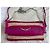 Clutch Rock in pelle intrecciata Zadig & Voltaire Rosso Fuchsia Ecru - vista 12