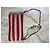 Clutch Rock in pelle intrecciata Zadig & Voltaire Rosso Fuchsia Ecru - vista 13