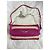 Clutch Rock in pelle intrecciata Zadig & Voltaire Rosso Fuchsia Ecru - vista 2
