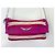 Clutch Rock in pelle intrecciata Zadig & Voltaire Rosso Fuchsia Ecru - vista 3