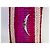 Clutch Rock in pelle intrecciata Zadig & Voltaire Rosso Fuchsia Ecru - vista 4