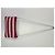 Clutch Rock in pelle intrecciata Zadig & Voltaire Rosso Fuchsia Ecru - vista 5