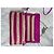 Clutch Rock in pelle intrecciata Zadig & Voltaire Rosso Fuchsia Ecru - vista 7