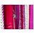Clutch Rock in pelle intrecciata Zadig & Voltaire Rosso Fuchsia Ecru - vista 8