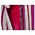 Clutch Rock in pelle intrecciata Zadig & Voltaire Rosso Fuchsia Ecru - vista 9