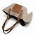 Borsa a mano in pelle di feltro a forma di elefante Loewe Marrone - vista 6